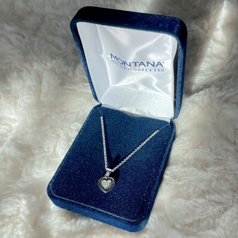 Montana silversmith sterling silver heart pendant